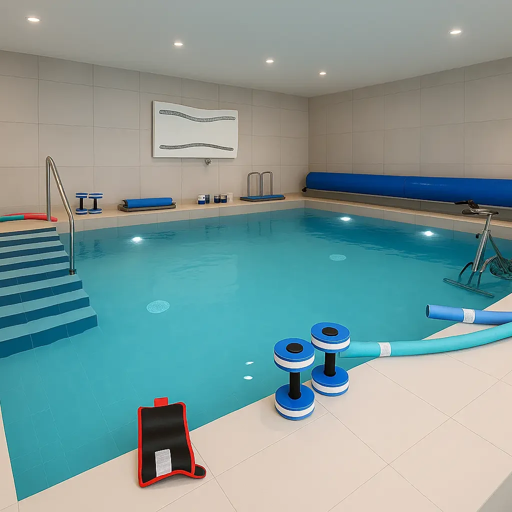 Piscine du pôle balnéothérapie de MEVA Santé